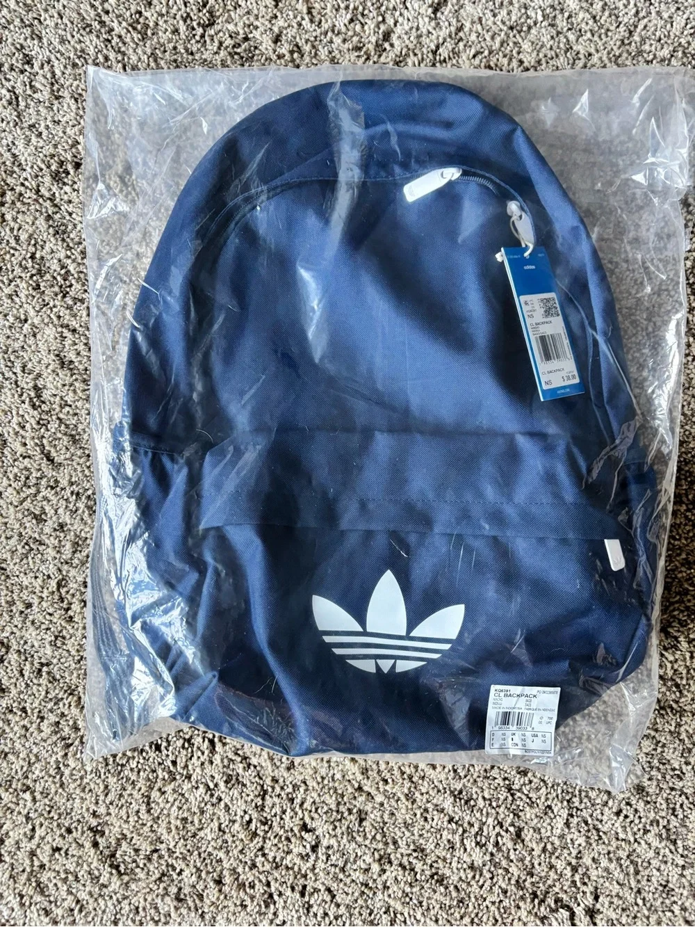 NWT ADICOLOR Classic Backpack - Night Indigo